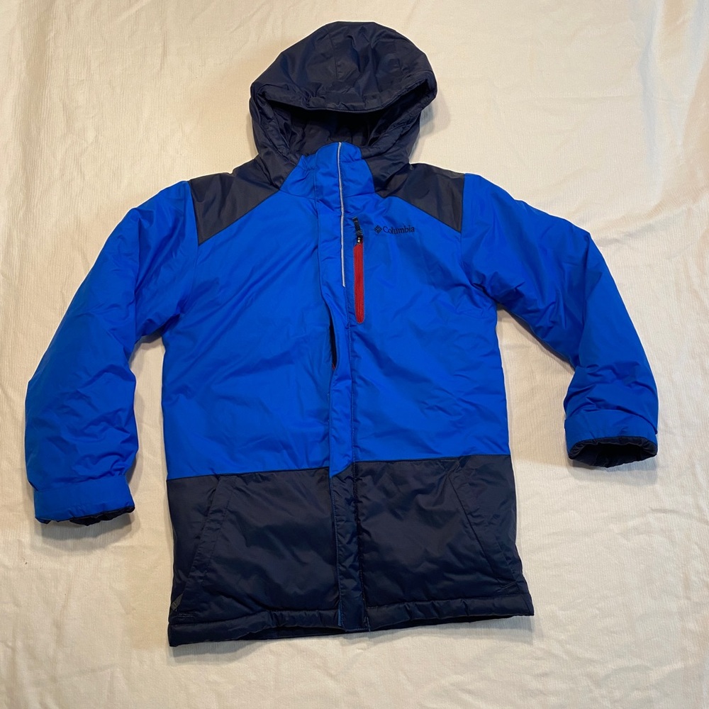 Columbia Kids Blue and Navy Puffer Jacket